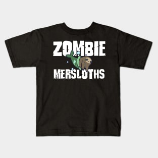 Zombie MerSloth Kids T-Shirt